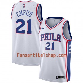 NBA Philadelphia 76ers Trikot Joel Embiid 21 Nike 2019-2020 Association Edition Swingman - Herren